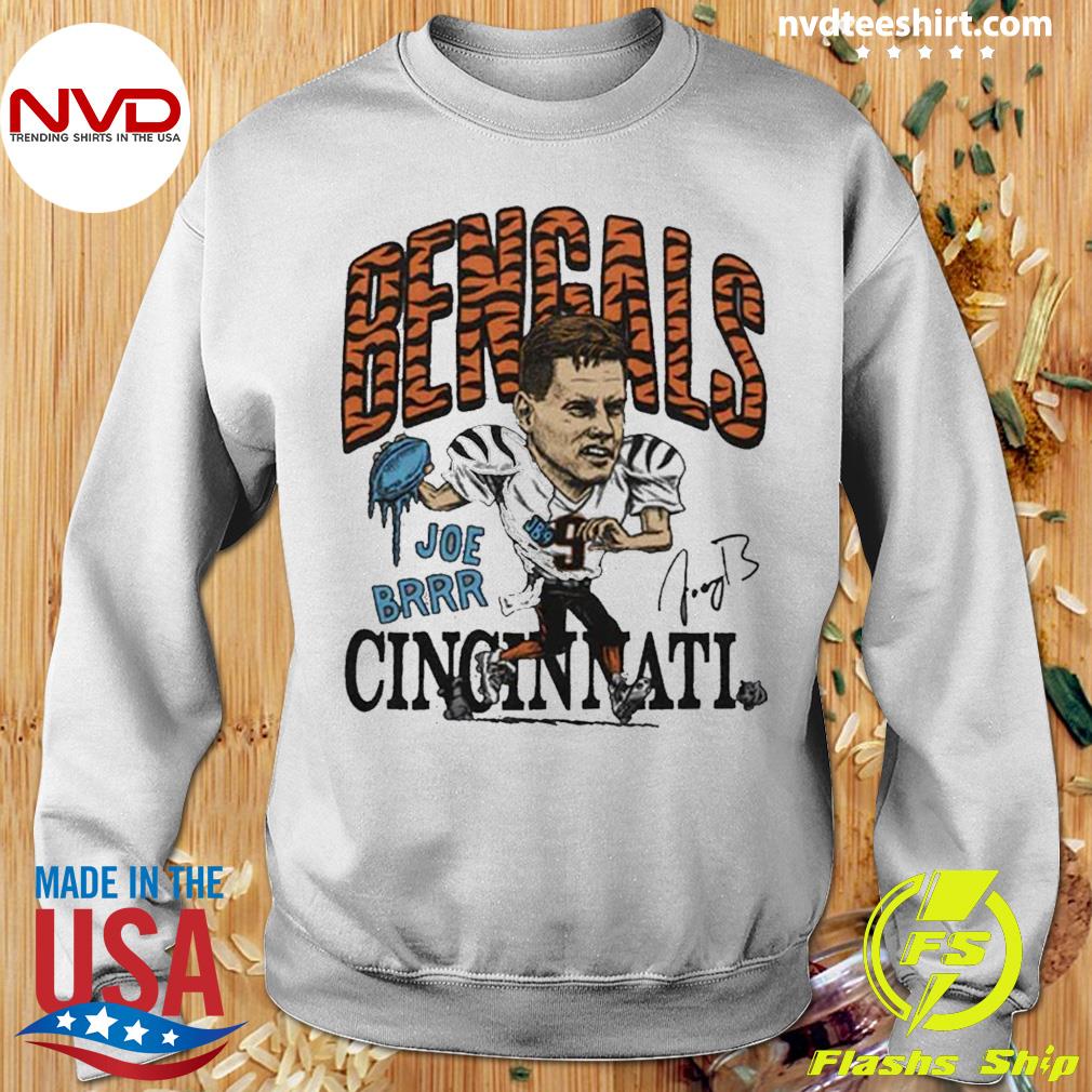 Cincinnati Bengals Joe Burrow Signature Homage Caricature Player Shirt -  NVDTeeshirt