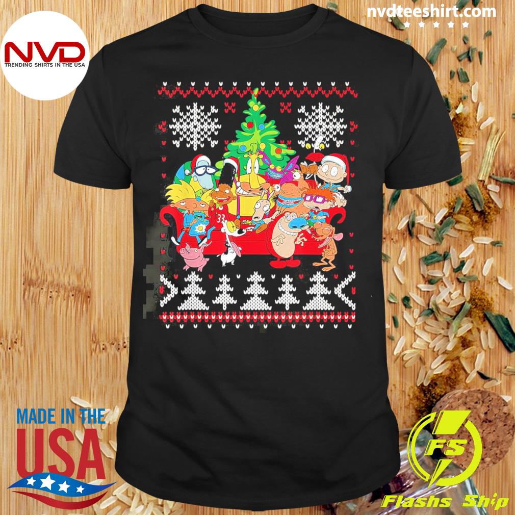 Complete Nick 90s TV Show Ugly Christmas Shirt