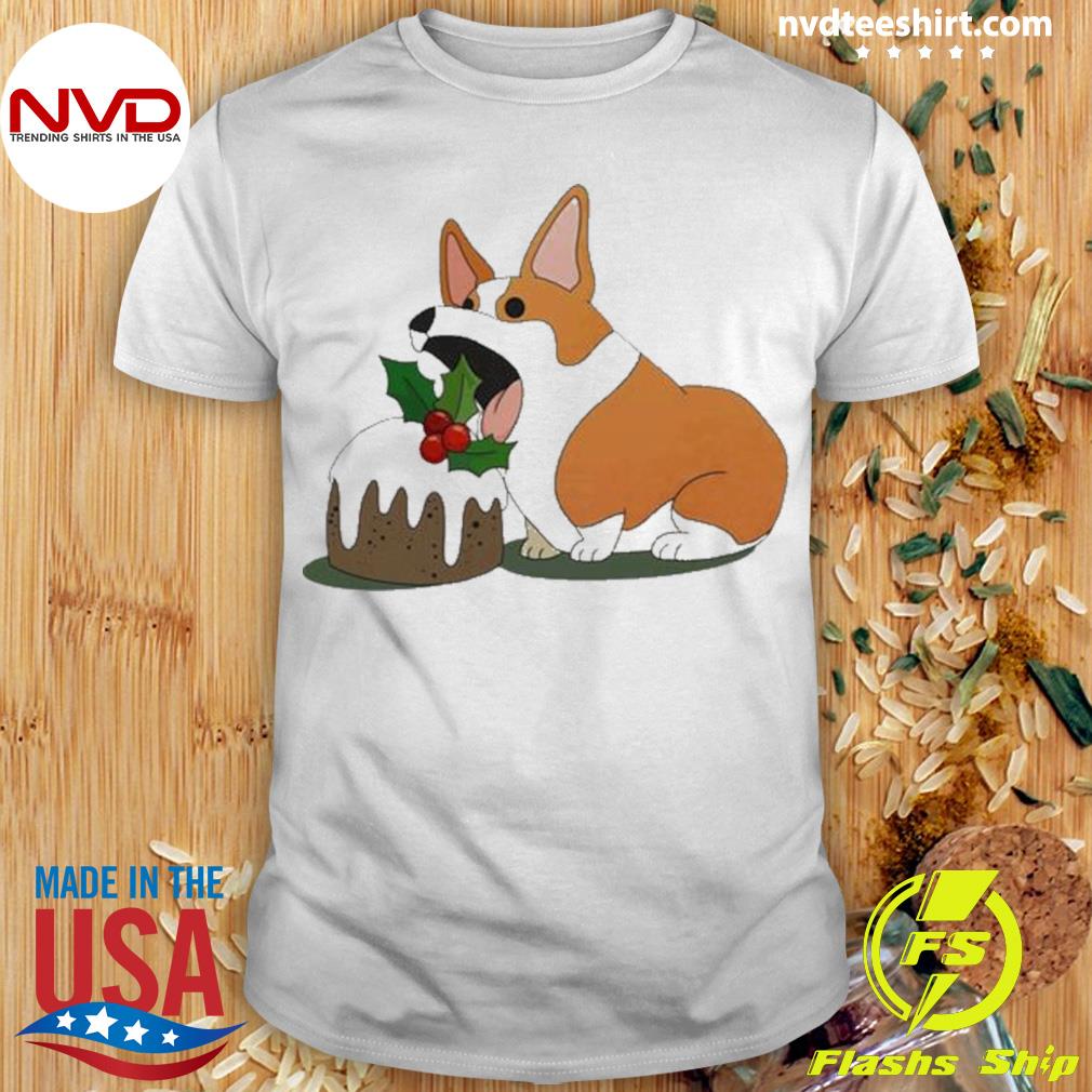 christmas corgi shirt