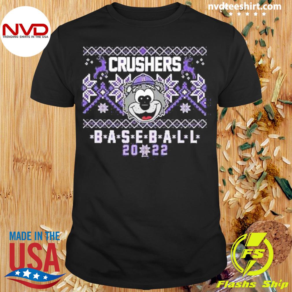 Crushers Baseball 2022 Ugly Christmas Sweater