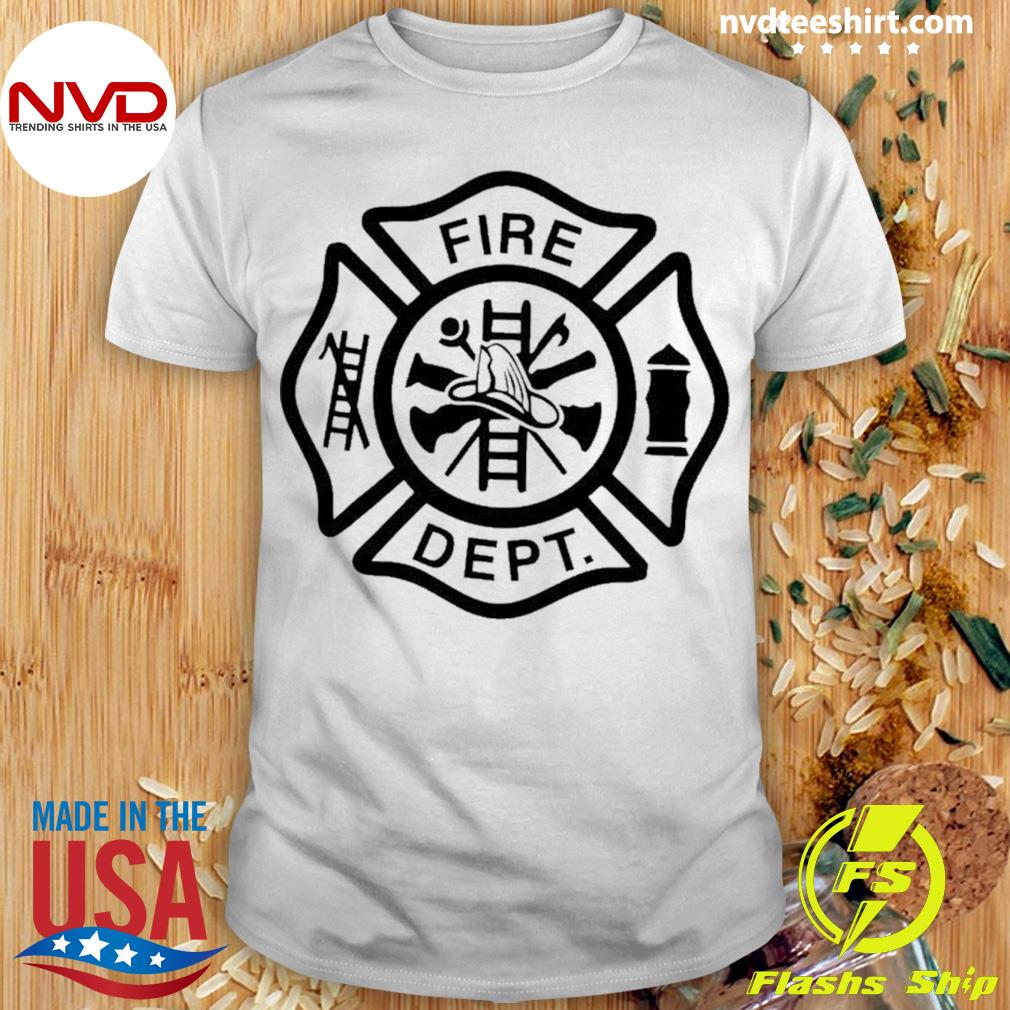 Fire Department Logo Uniform Fireman Symbol Firefighter Gear Shirt ...