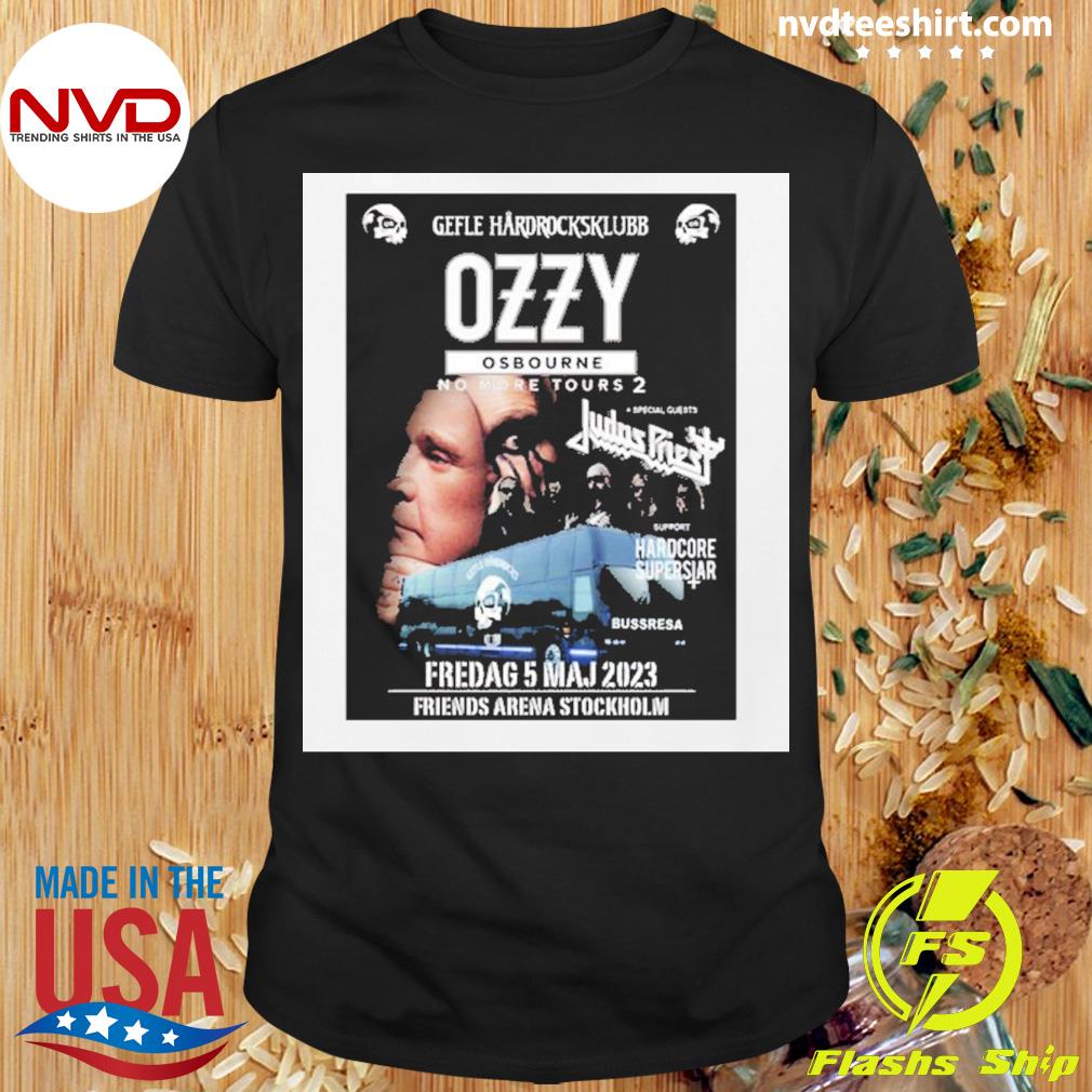 Fredag 5 Maj 2023 Ozzy Osbourne No More Tours 2 Shirt