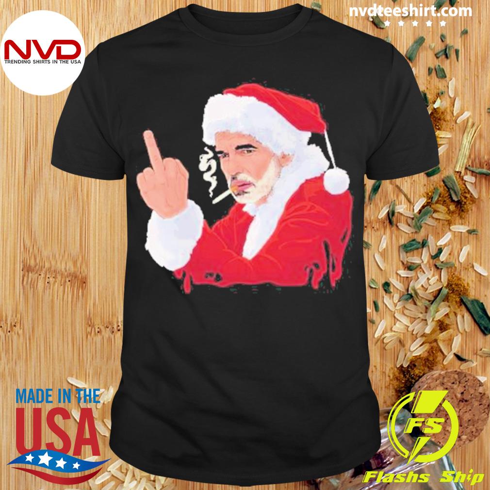 Fuck Animated Character In Bad Santa Funny Movie For Christmas 2022 Shirt