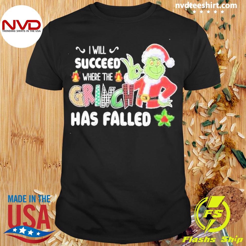 I Will Succeed Where The Grinch Has Falled Christmas Sweater