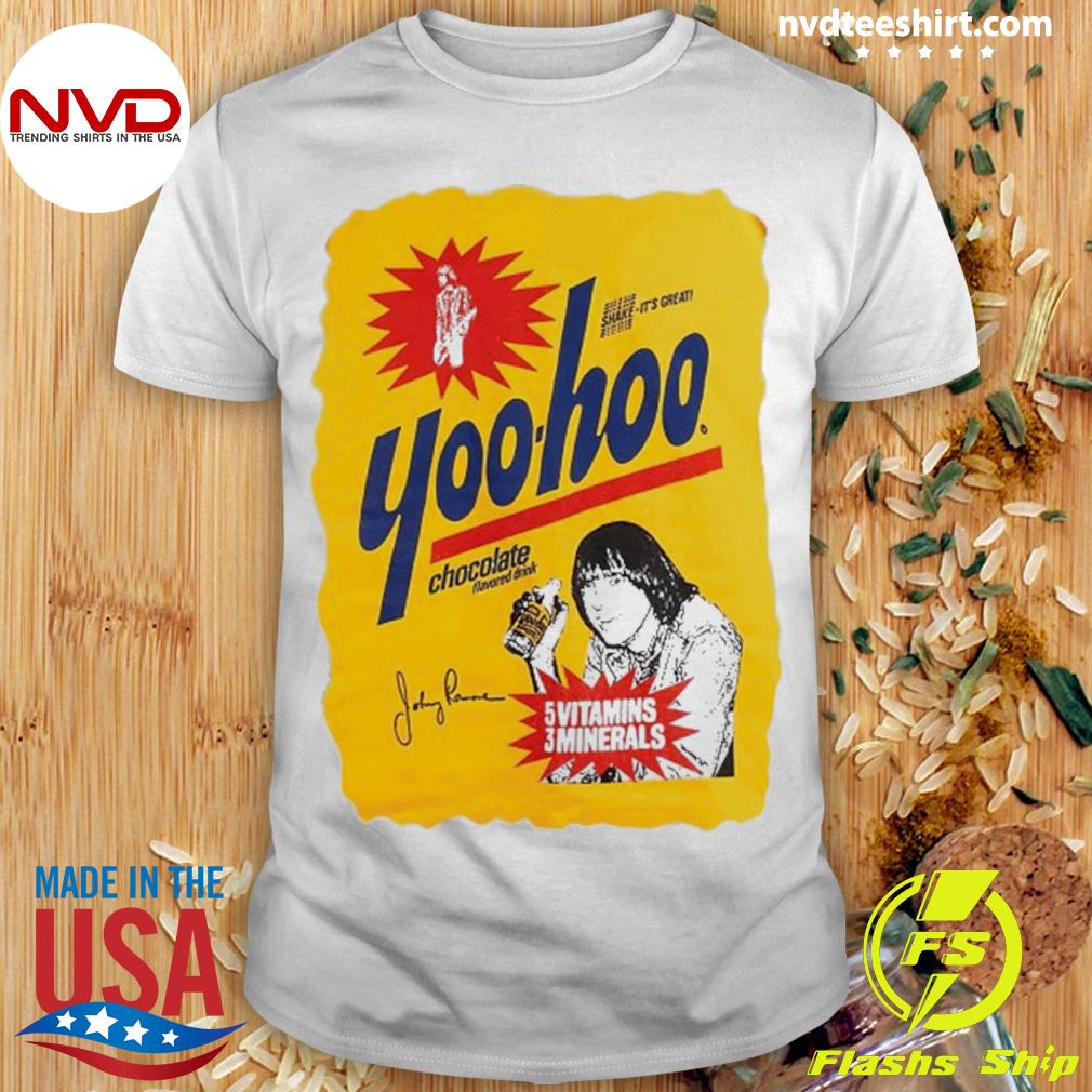 Johnny Ramone Yoohoo Chocolate Drinking Shirt
