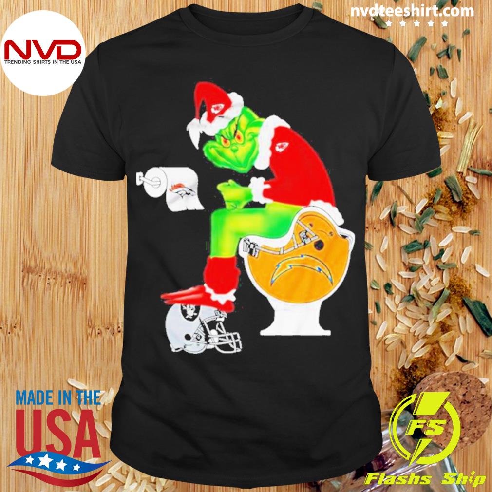 The Grinch Christmas Ornament Oakland Raiders T Shirt - Yeswefollow