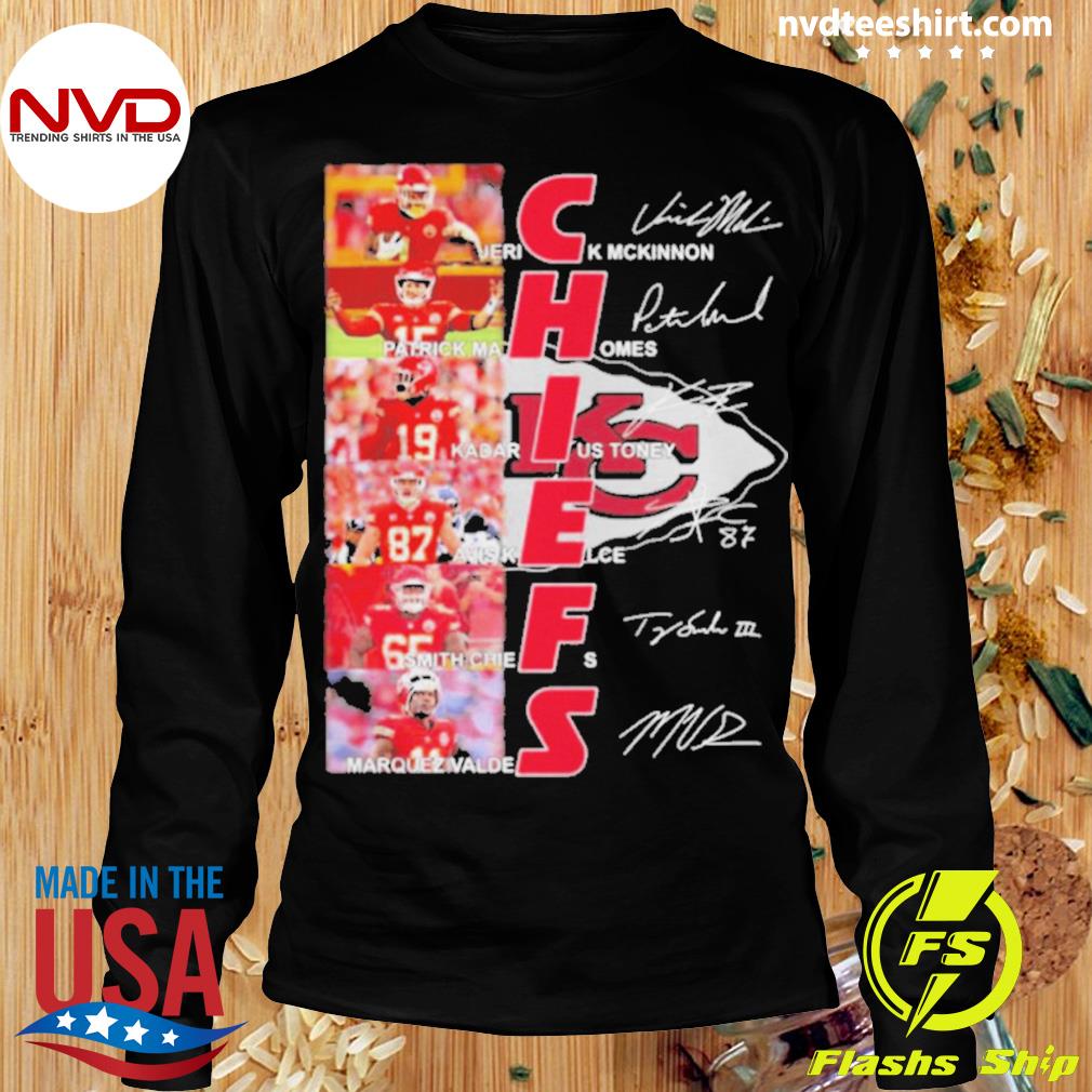 Jerick McKinnon Kansas City Chiefs Running Back Grunge Shirt - Limotees