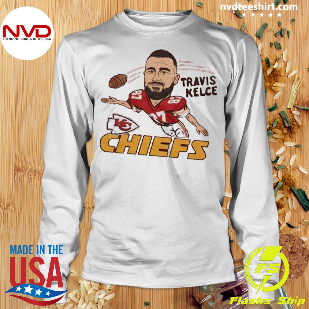 Kansas City Chiefs Travis Kelce Homage Caricature Player shirt