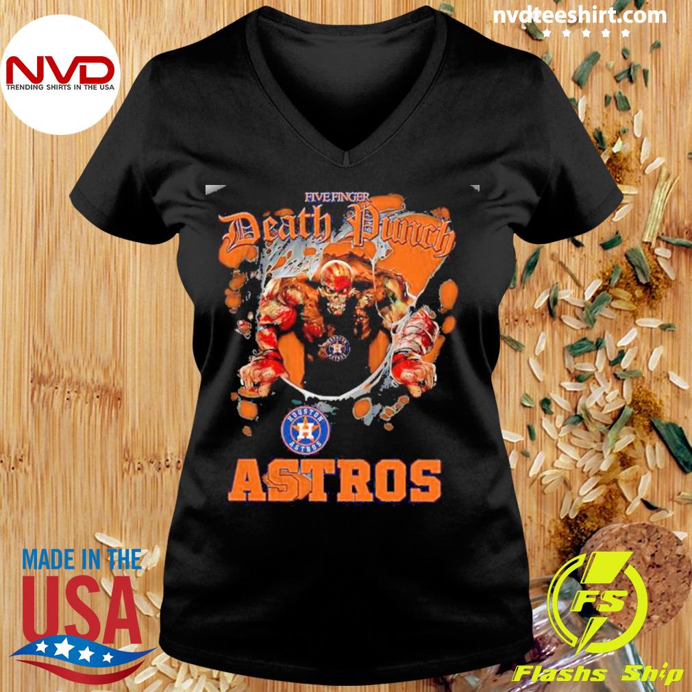 Rust blive imponeret mm Five Finger Death Punch Houston Astros World Series 2022 Shirt - NVDTeeshirt
