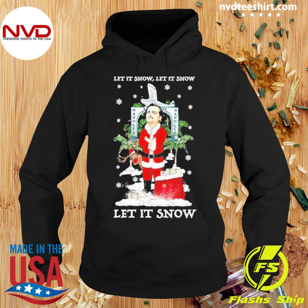 Let It Snow Narcos Pablo Escobar Christmas Jumper Shirt NVDTeeshirt