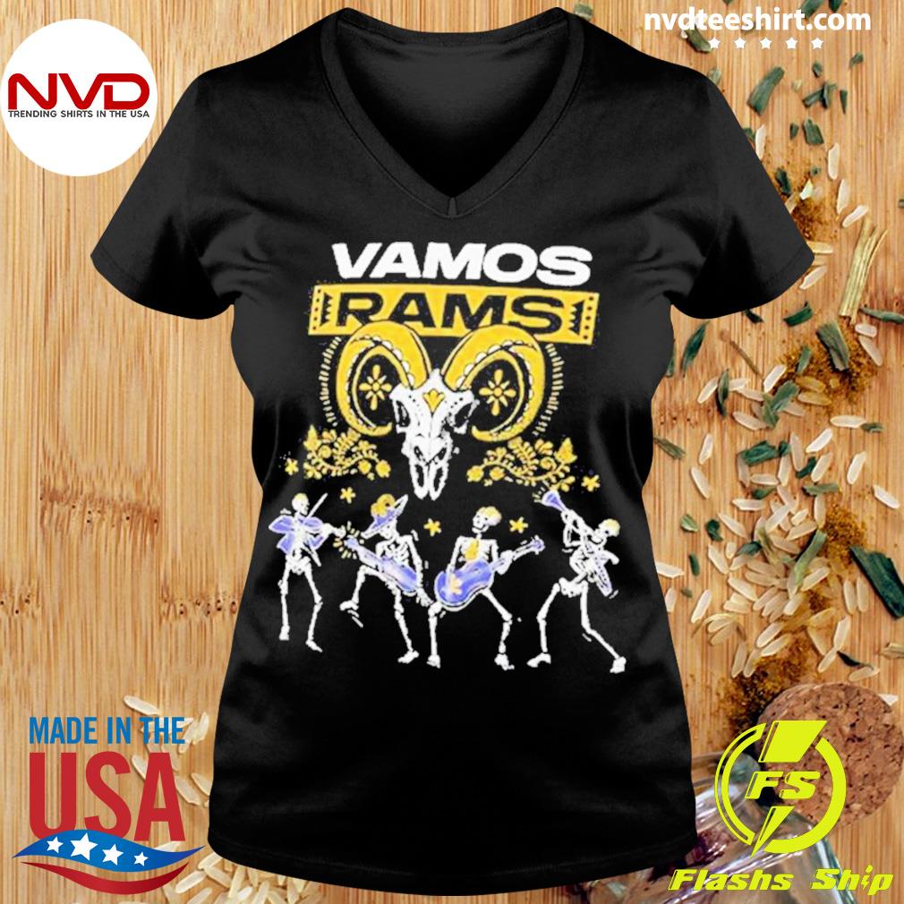 Los Angeles Rams Dia De Los Muertos shirt - Dalatshirt