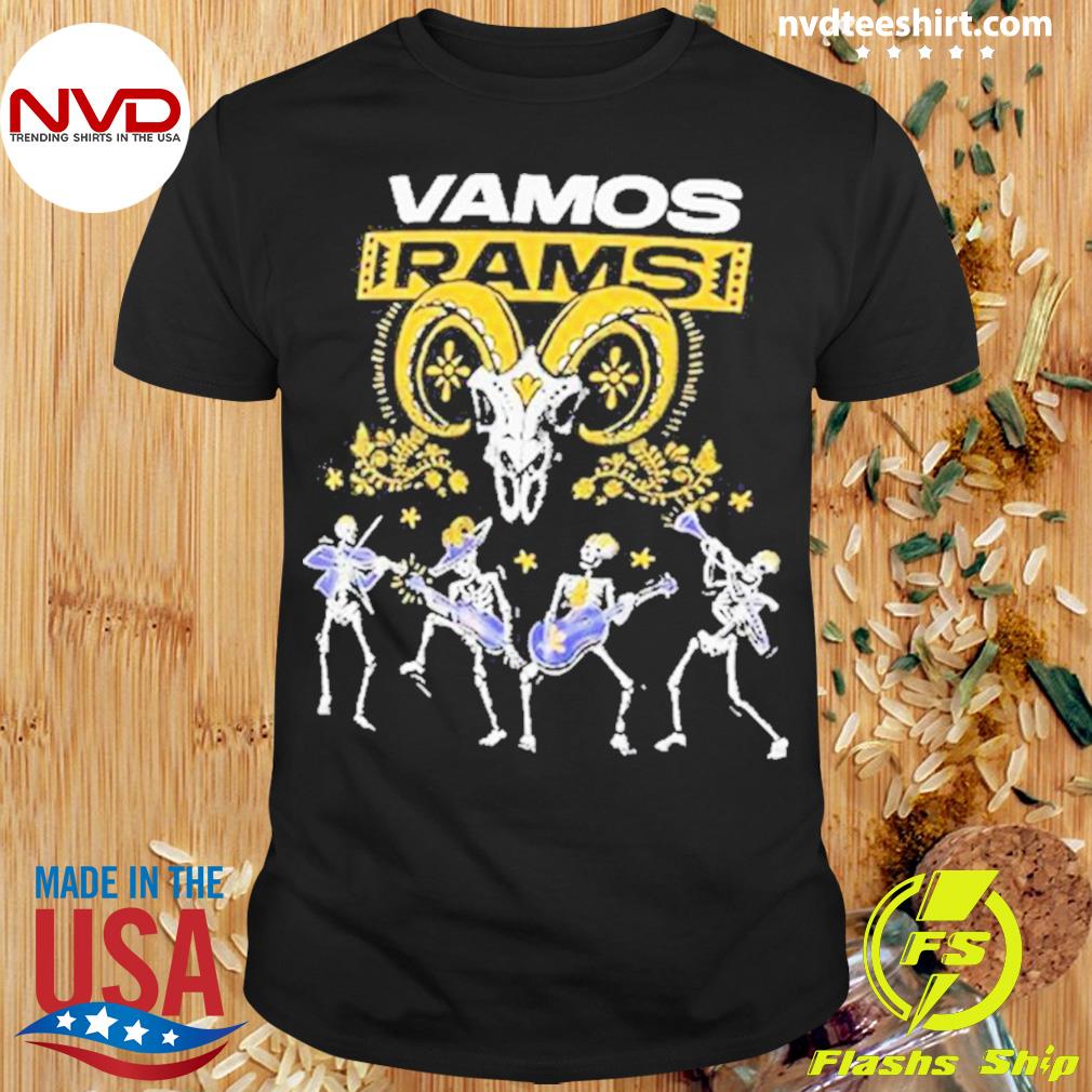 Los Angeles Rams Dia De Los Muertos Shirt - NVDTeeshirt