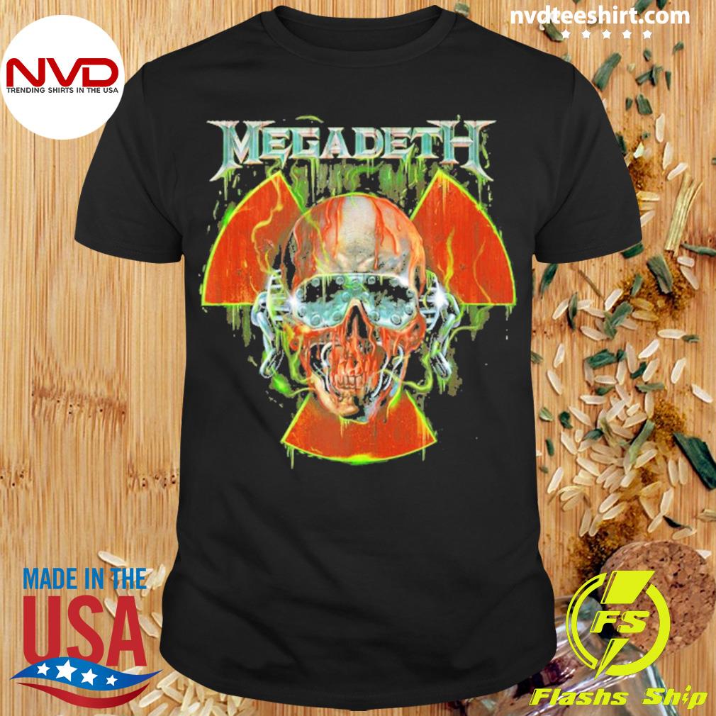 Megadeth Radiation Vic Thrash Metal Music Shirt