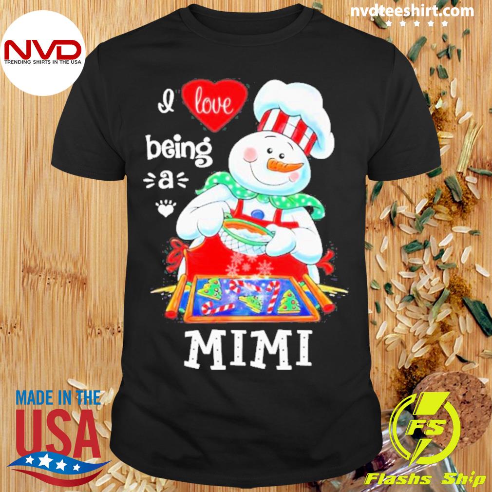 Merry Christmas Snowman Cooking I Love Being A Mimi Sweater