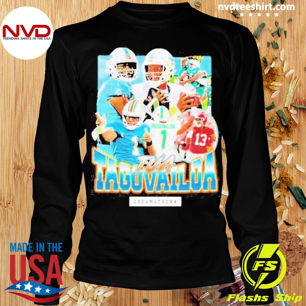 Tua Tagovailoa Dreamathon Shirt, Miami Football Short Sleeve