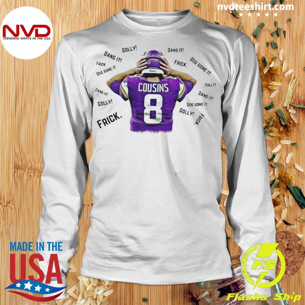 Kirk Cousins 8 Minnesota Vikings of football retro poster shirt, hoodie,  sweater, long sleeve and tank top