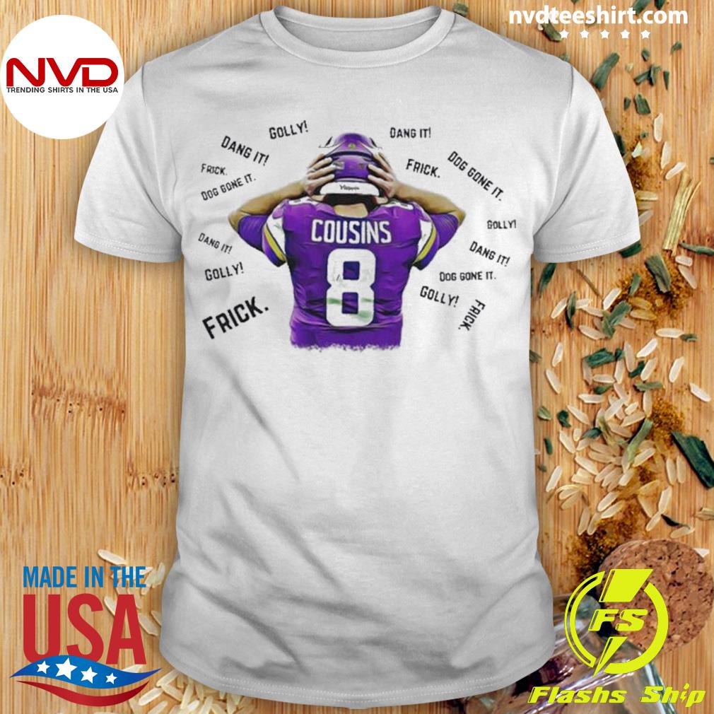 Minnesota Vikings Kirk Cousins Football Player Shirt - Guineashirt Premium  ™ LLC