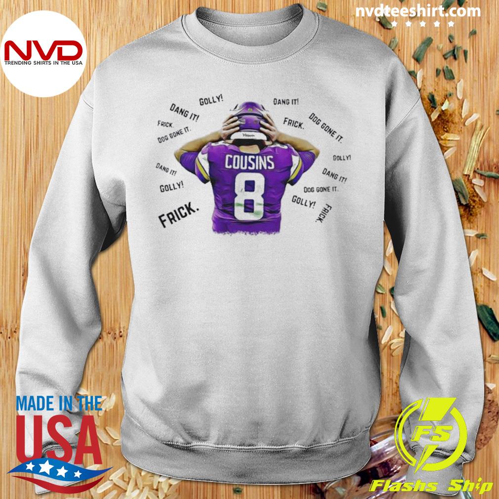 Minnesota Vikings Kirk Cousins Football Player Shirt, hoodie, longsleeve,  sweatshirt, v-neck tee