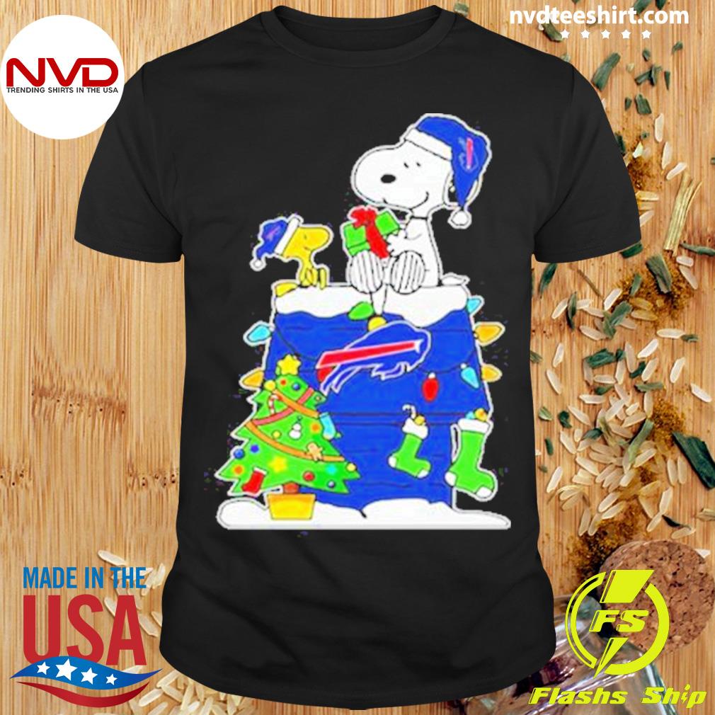 NFL Football Buffalo Bills Merry Christmas T Shirt - Limotees