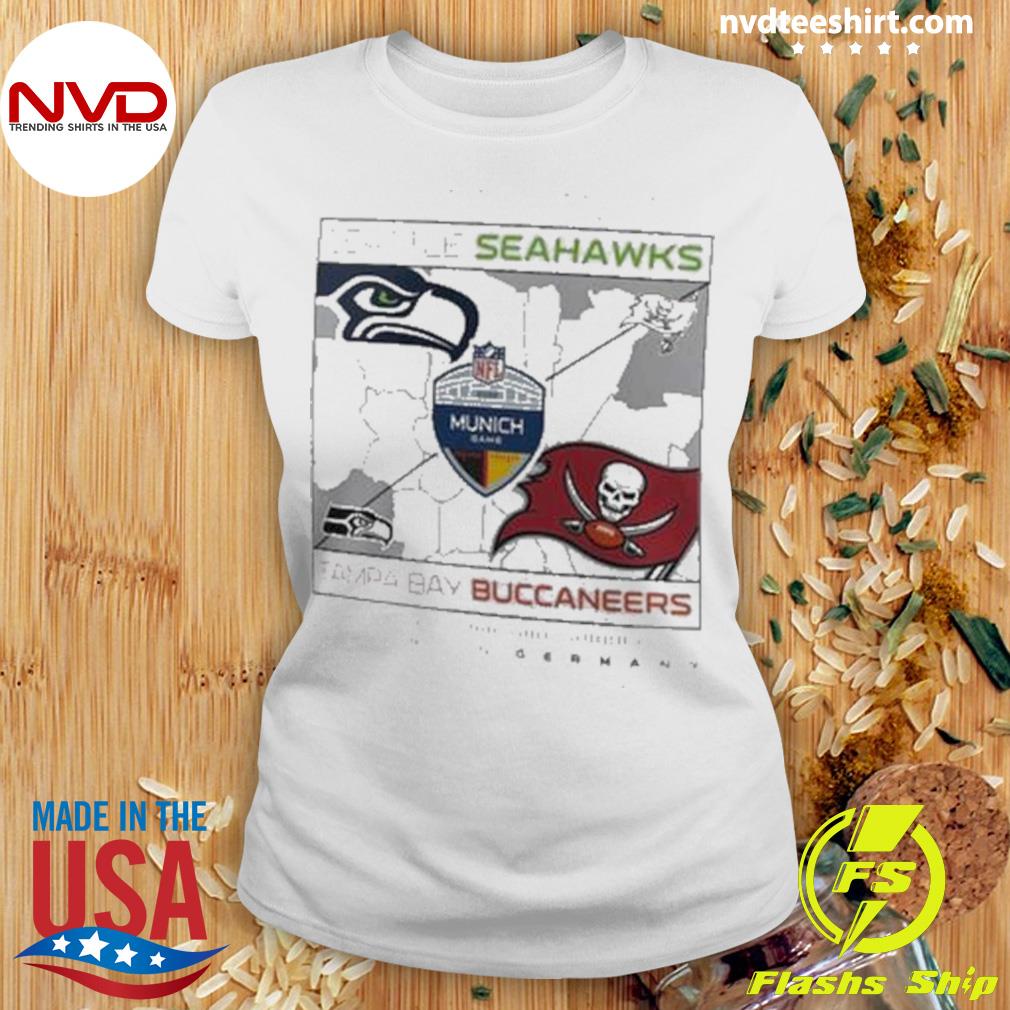 NFL Munich Games 2022 Match-Up Tampa Bay Buccaneers vs Seattle Seahawks  Graphic T-Shirt, hoodie, sweater, long sleeve and tank top