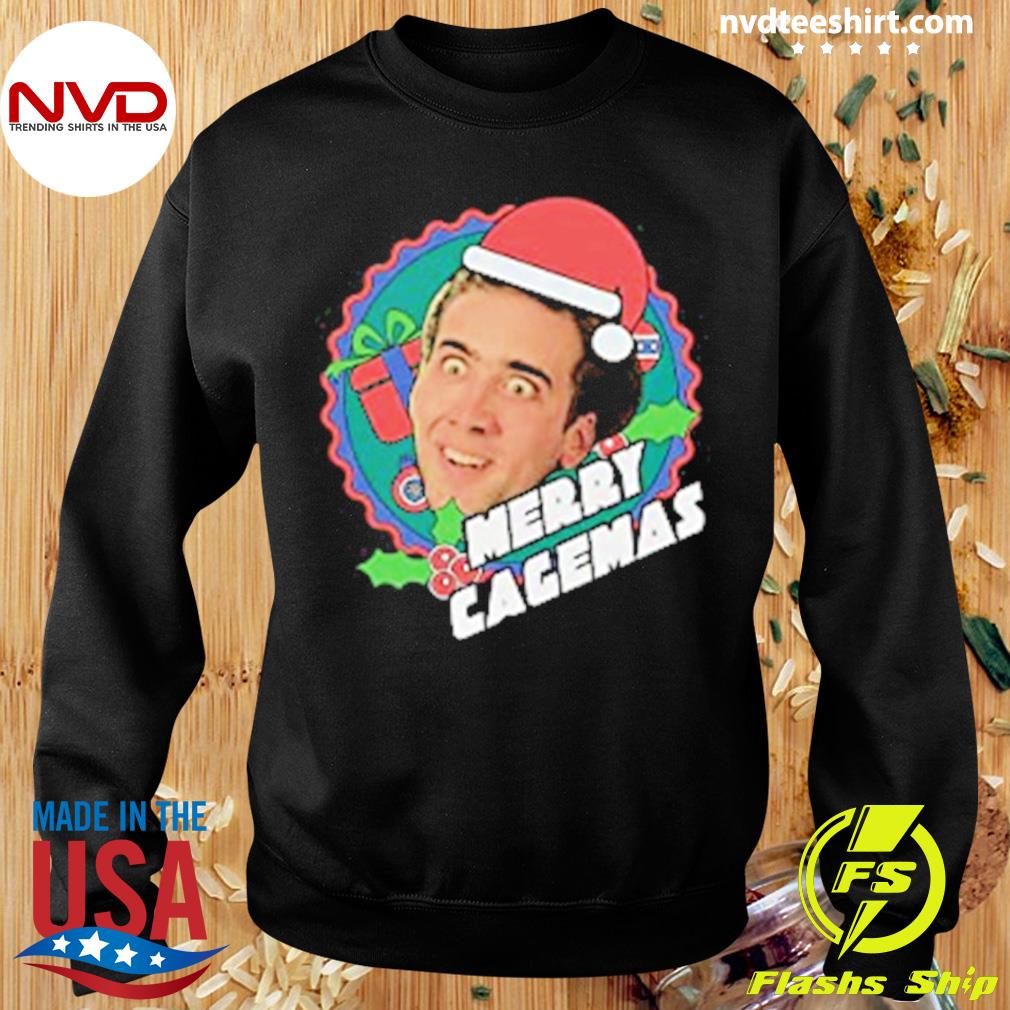 Nicolas cage clearance christmas sweater