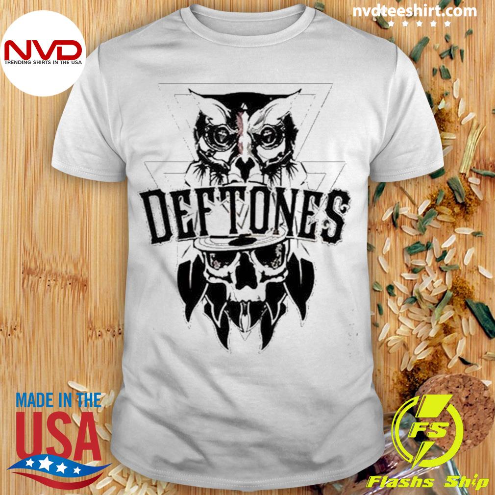 Owl Deftones Alternative Metal Band Shirt