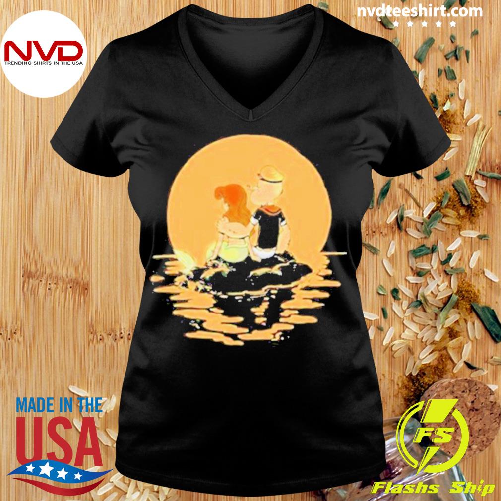 Popeye The Sailor X Ariel The Little Mermaid Shirt - NVDTeeshirt