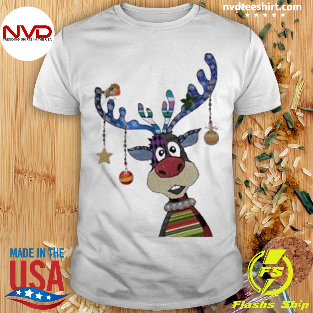 Reindeer Bauble Merry Christmas Shirt