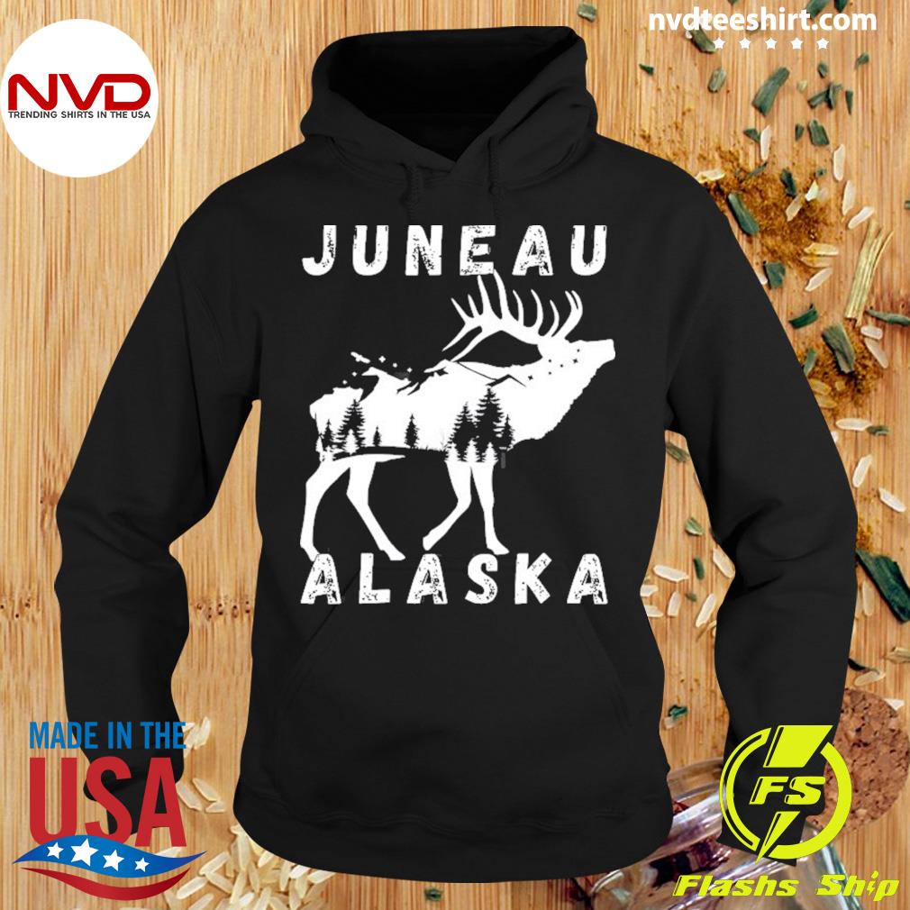 Retro Juneau Alaska Apparel Souvenir Shirt Hoodie