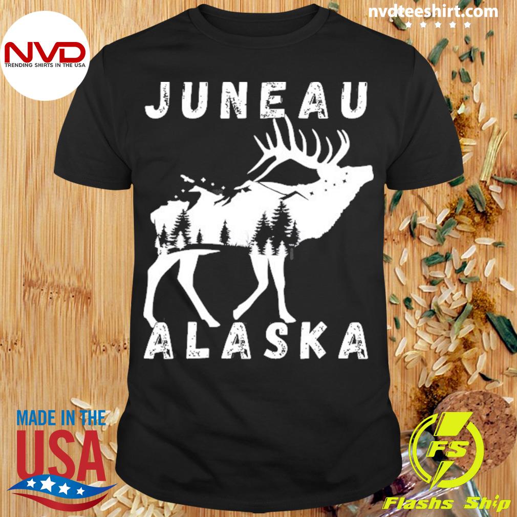 Retro Juneau Alaska Apparel Souvenir Shirt