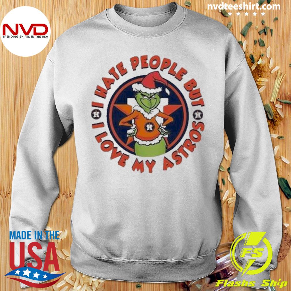 Cleveland Indians MLB Christmas Grinch I Hate People But I Love My