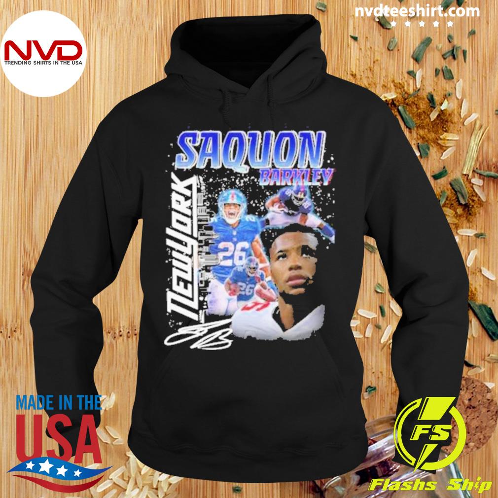 Saquon Barkley Superstar Pose signature shirt, hoodie, sweater, long sleeve  and tank top