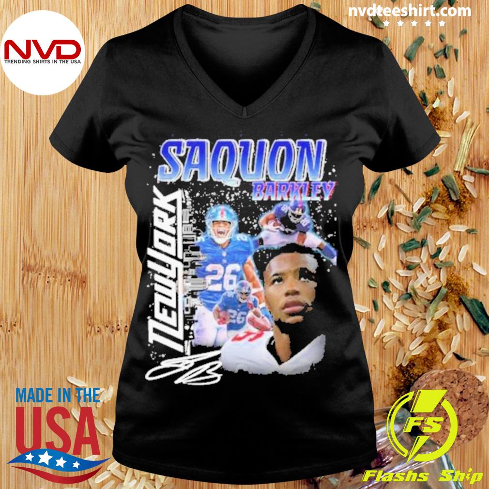 Saquon Barkley Cartoon Graphic Essential T-Shirt for Sale by j-s12