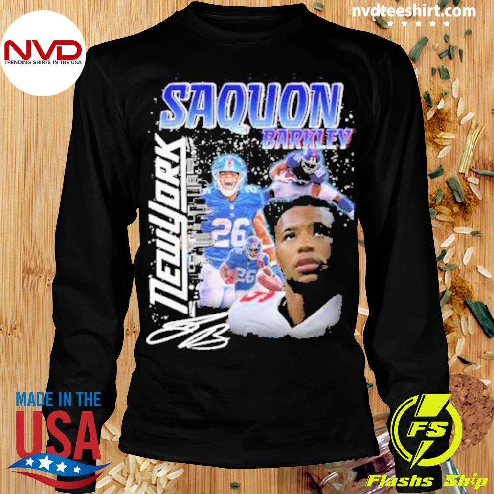 New York Giants Saquon Barkley say say signature shirt, hoodie, sweater and  v-neck t-shirt