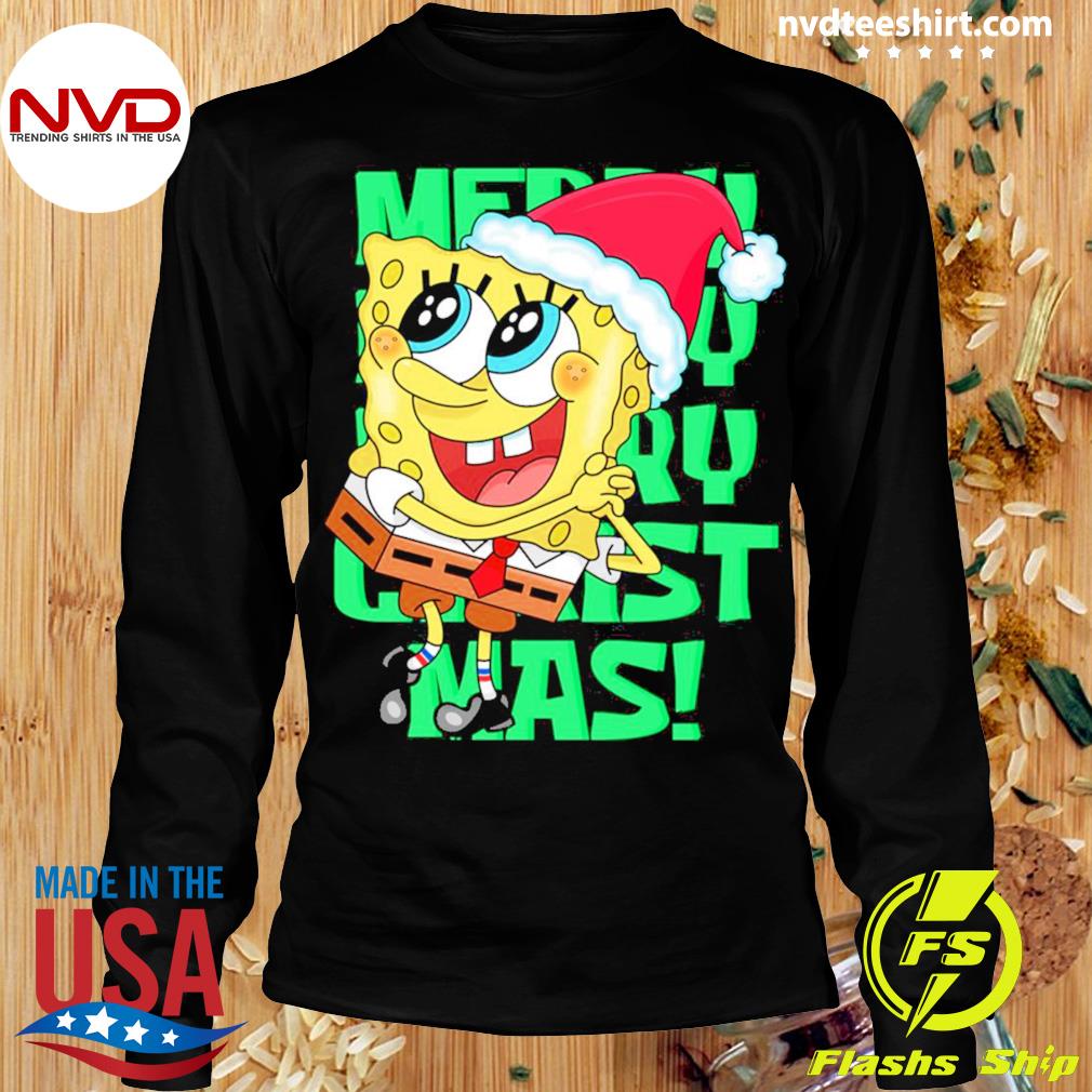 Spongebob Squarepants Santa Hat Dreaming Of Christmas t-shirt by