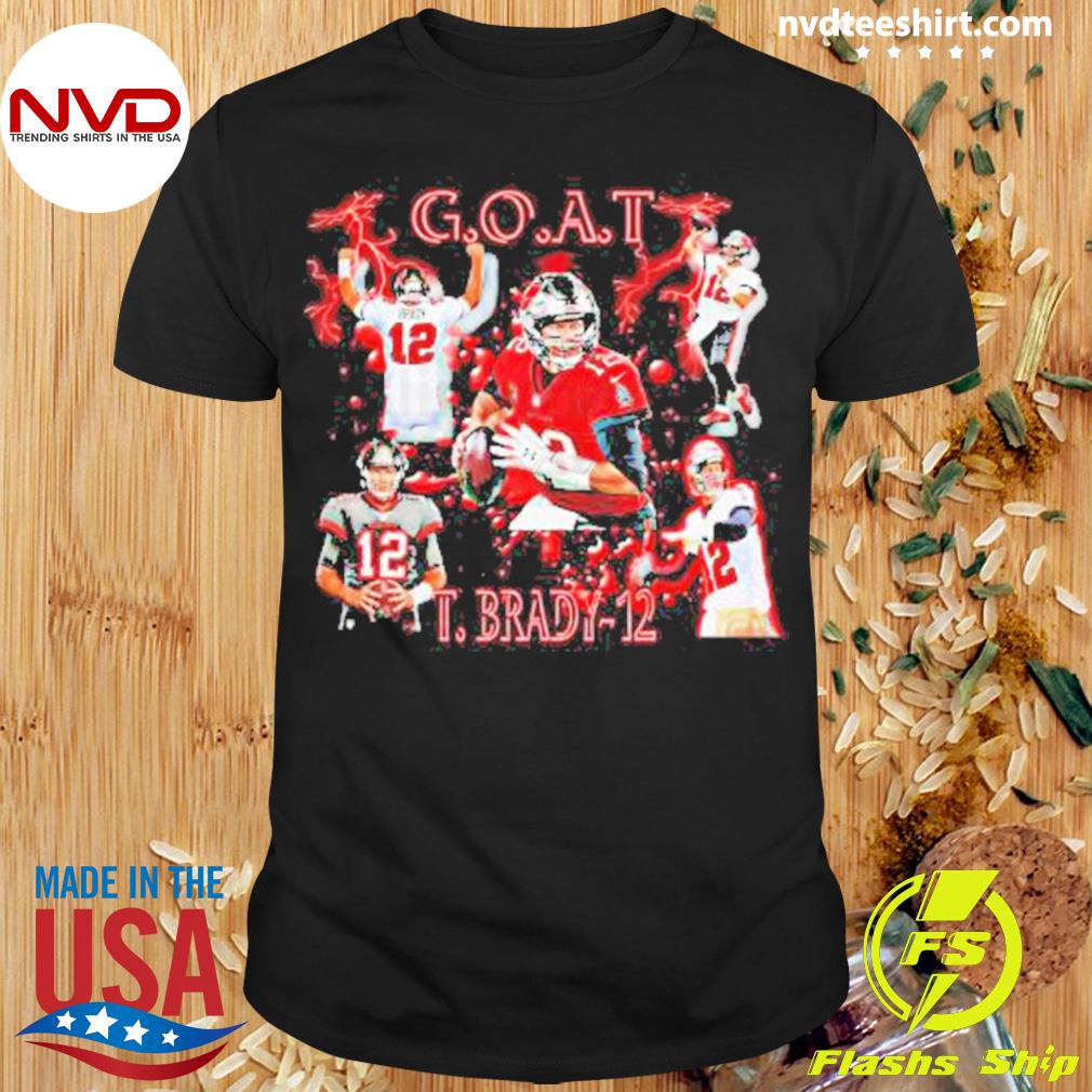 Tampa Bay Buccaneers Tom Brady Goat MVP football 2022 Shirt