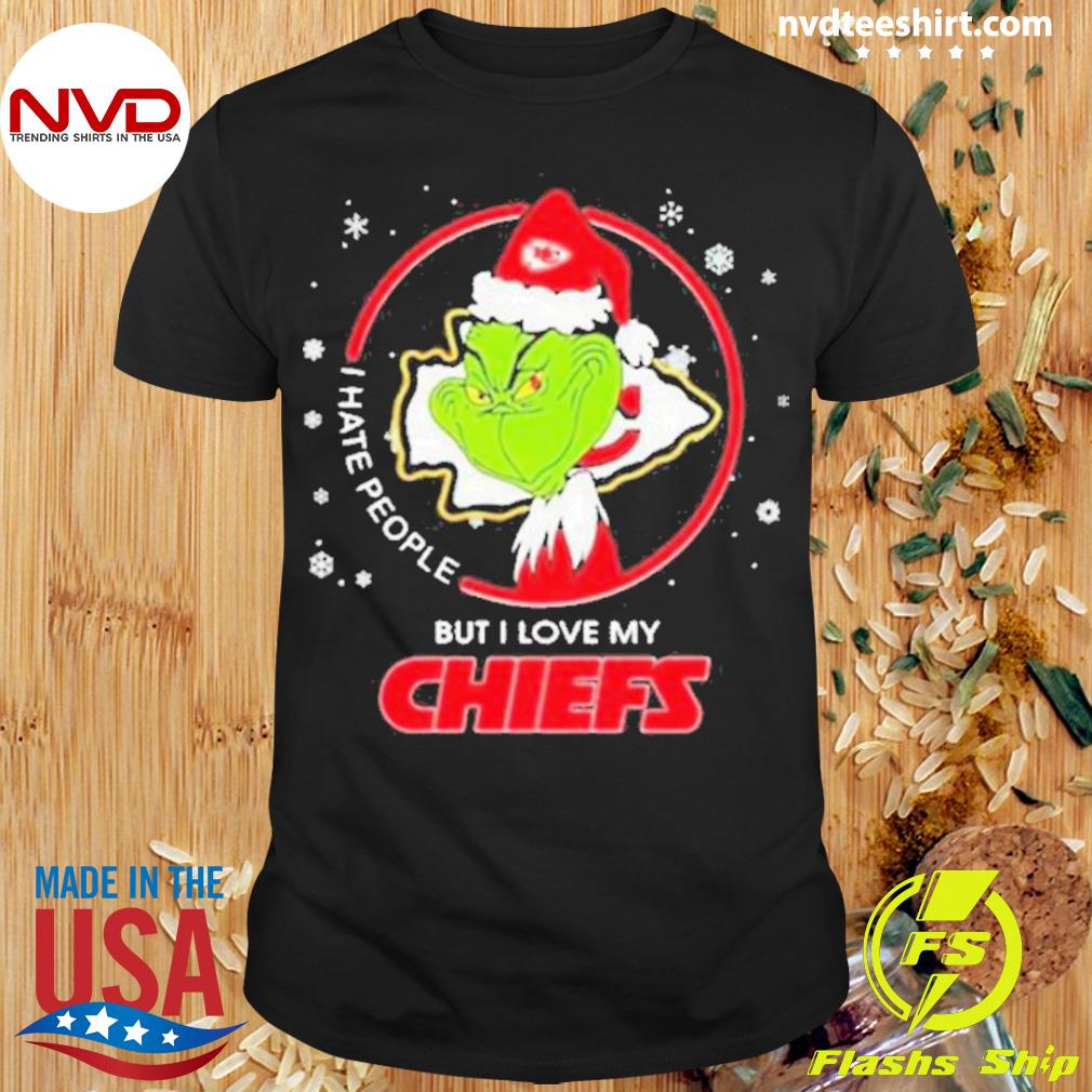 NFL Grinch Fuck Them Kansas City Chiefs Ugly Christmas Sweater