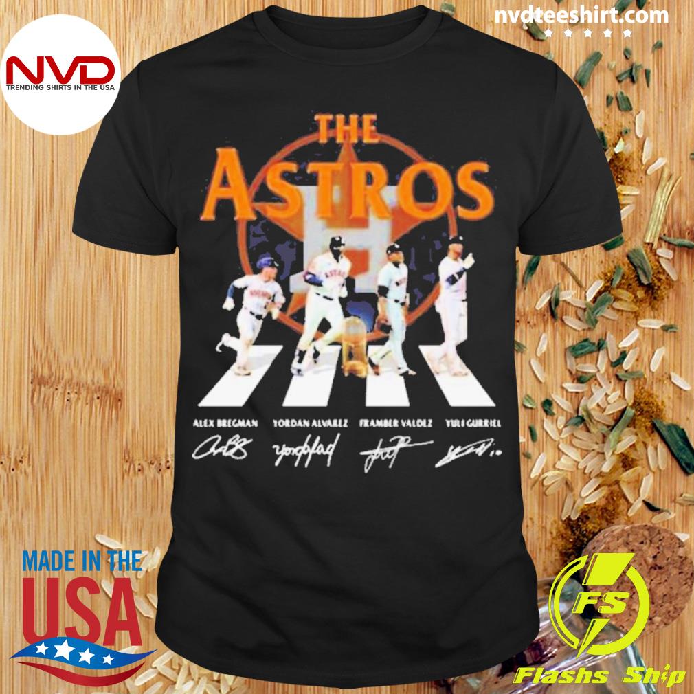 The Houston Astros Abbey Road Alex Bregman Yordan Alvarez signatures 2022 Shirt