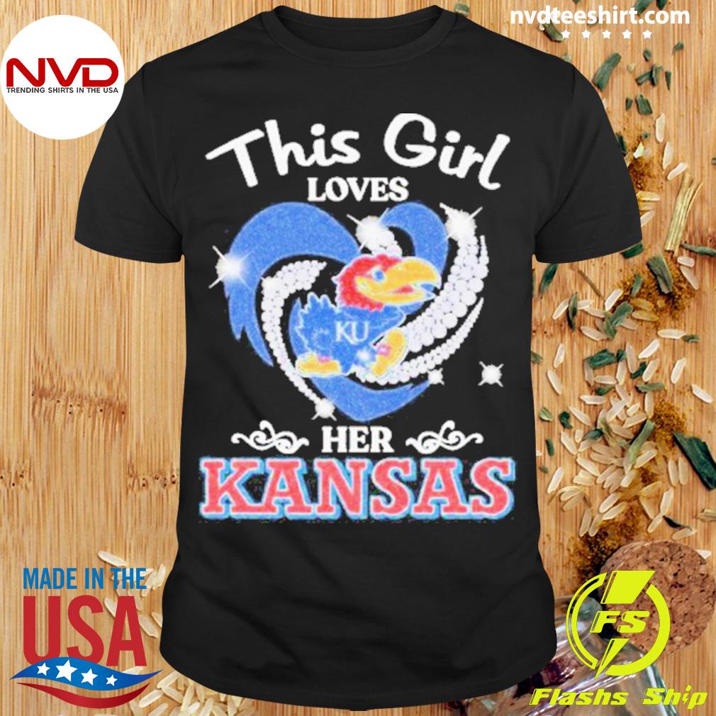 This Girl Loves Her Kansas Jayhawks 2022 Shirt