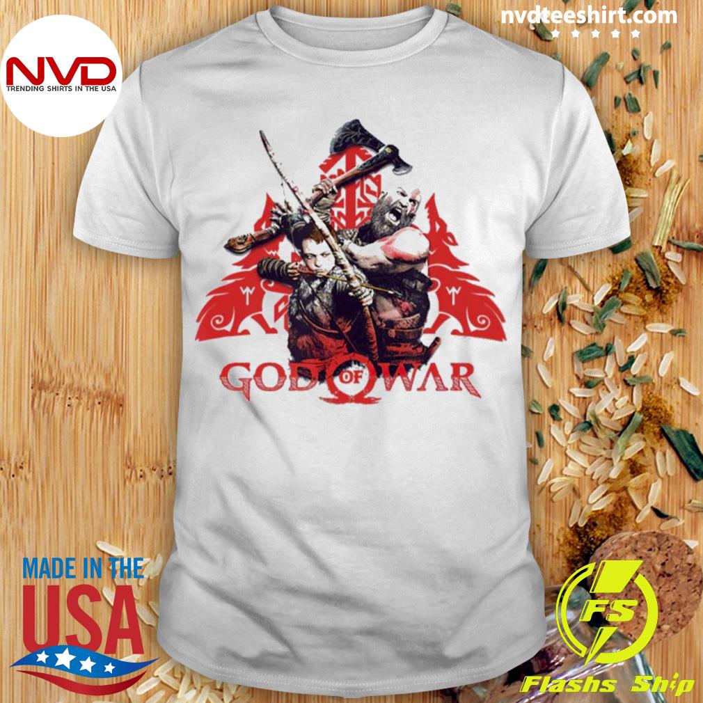 Triangle Father Son Comp God Of War Ragnarok Shirt