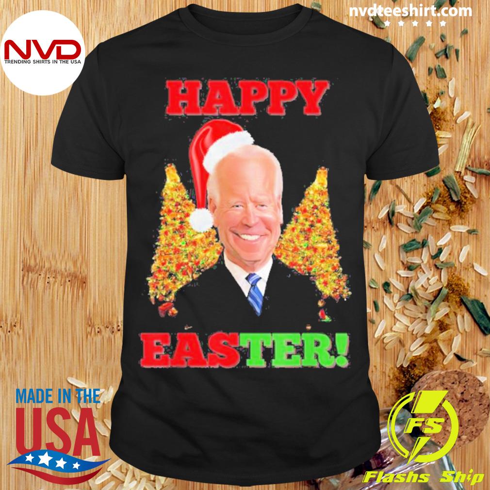 Ugly Christmas Joe Biden Happy Easter Winking Feliz Navidad Sweater