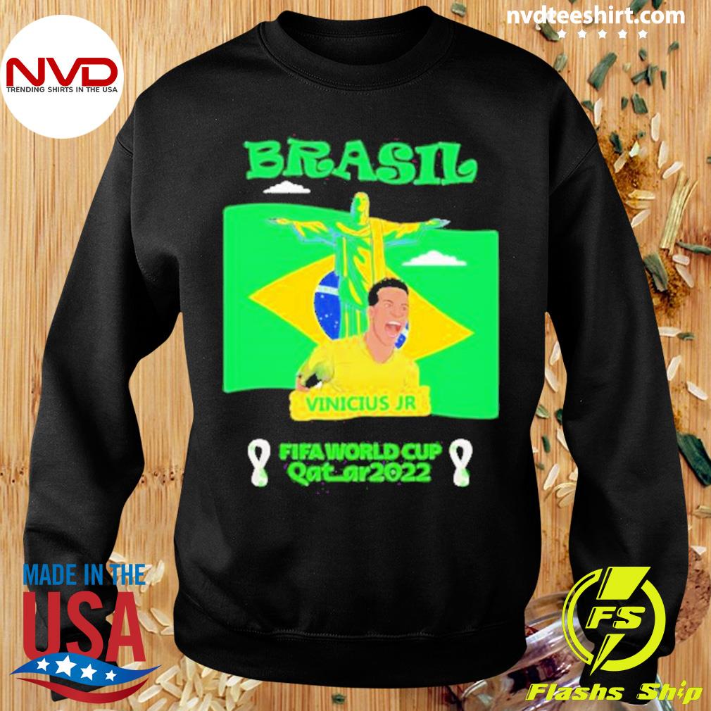 Vinicius Jr's Brazil Match Shirt, Ecuador-Brazil 2022 - CharityStars