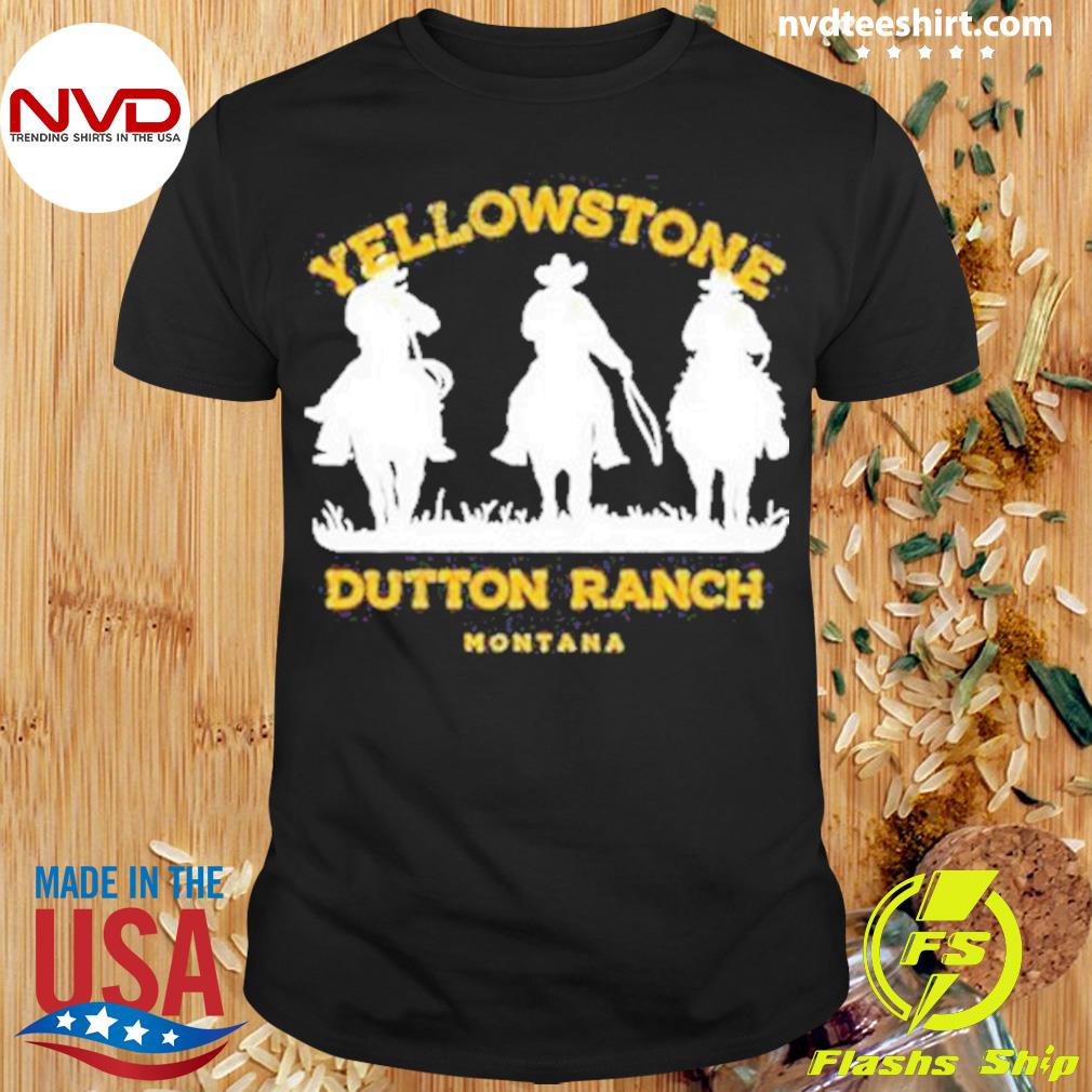 Yellowstone Dutton Ranch Montana Vintage Style Cowboy 2022 Shirt