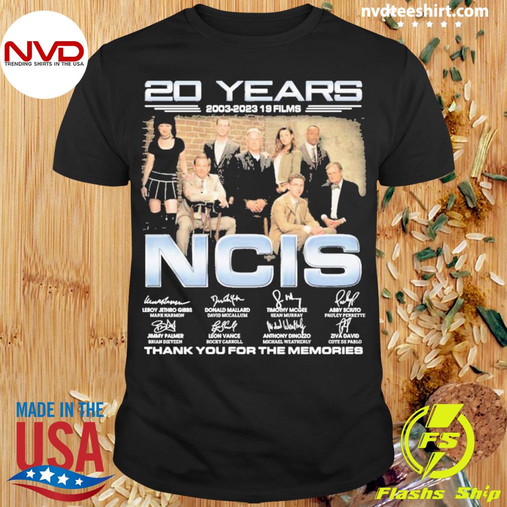 Ncis 20th Anniversary Shirt, Los Angeles New Orleans 20 Years 2003 2023 -  Jomagift