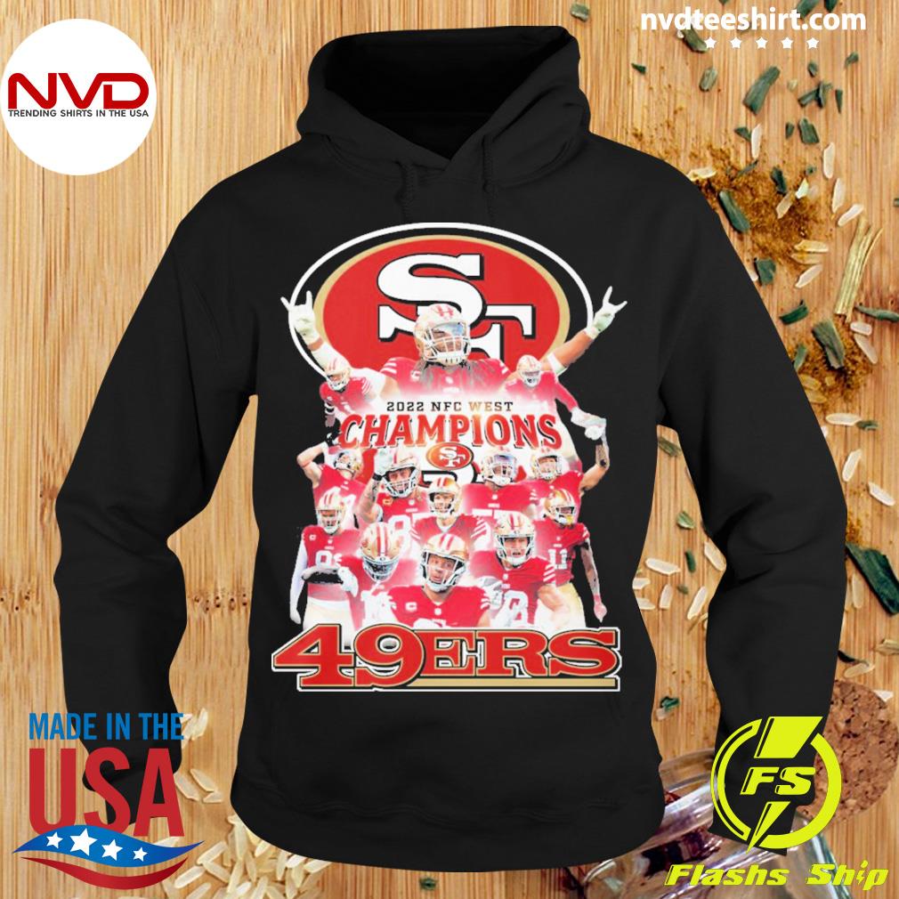 Nike 2022 NFC West Champions Trophy Collection (NFL San Francisco 49ers)  Men's Long-Sleeve T-Shirt
