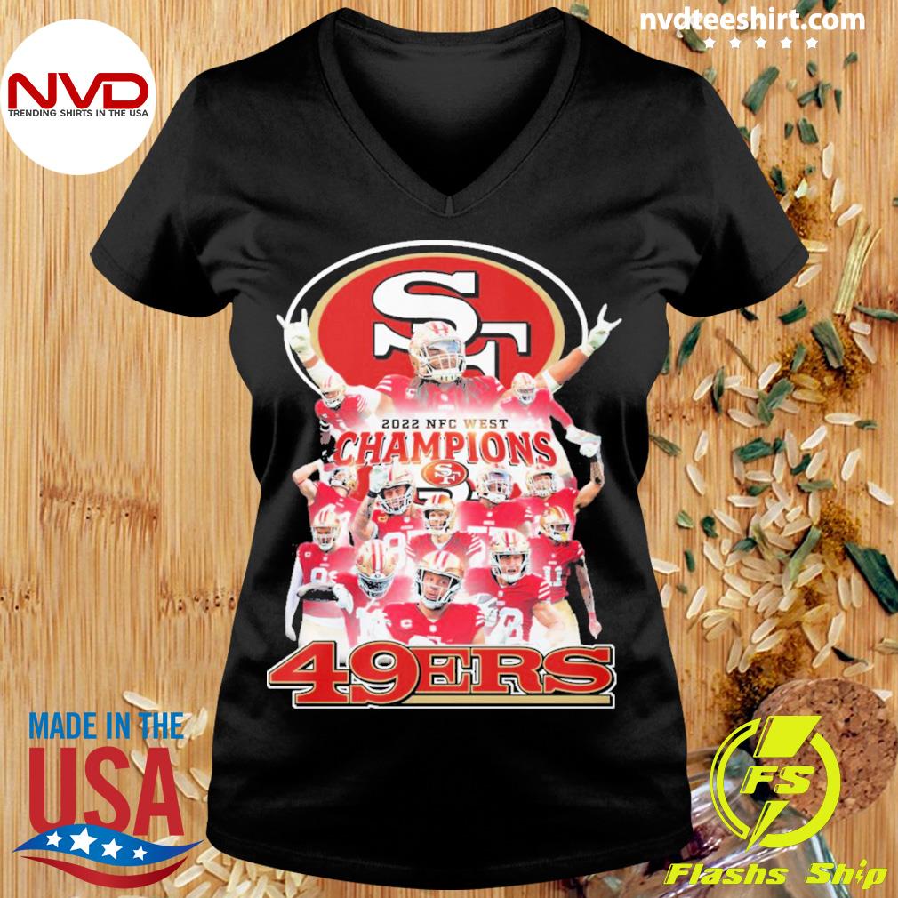 Official Nike Scarlet San Francisco 49ers 2022 NFC West Division Champions  Locker Room Trophy Collection shirt, hoodie, sweater, long sleeve and tank  top