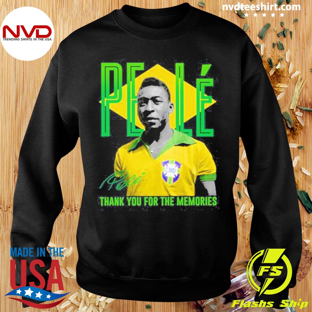 Tee9s-Pele 1940-2022 Thank You For The Memories Signature shirt - Ibworm