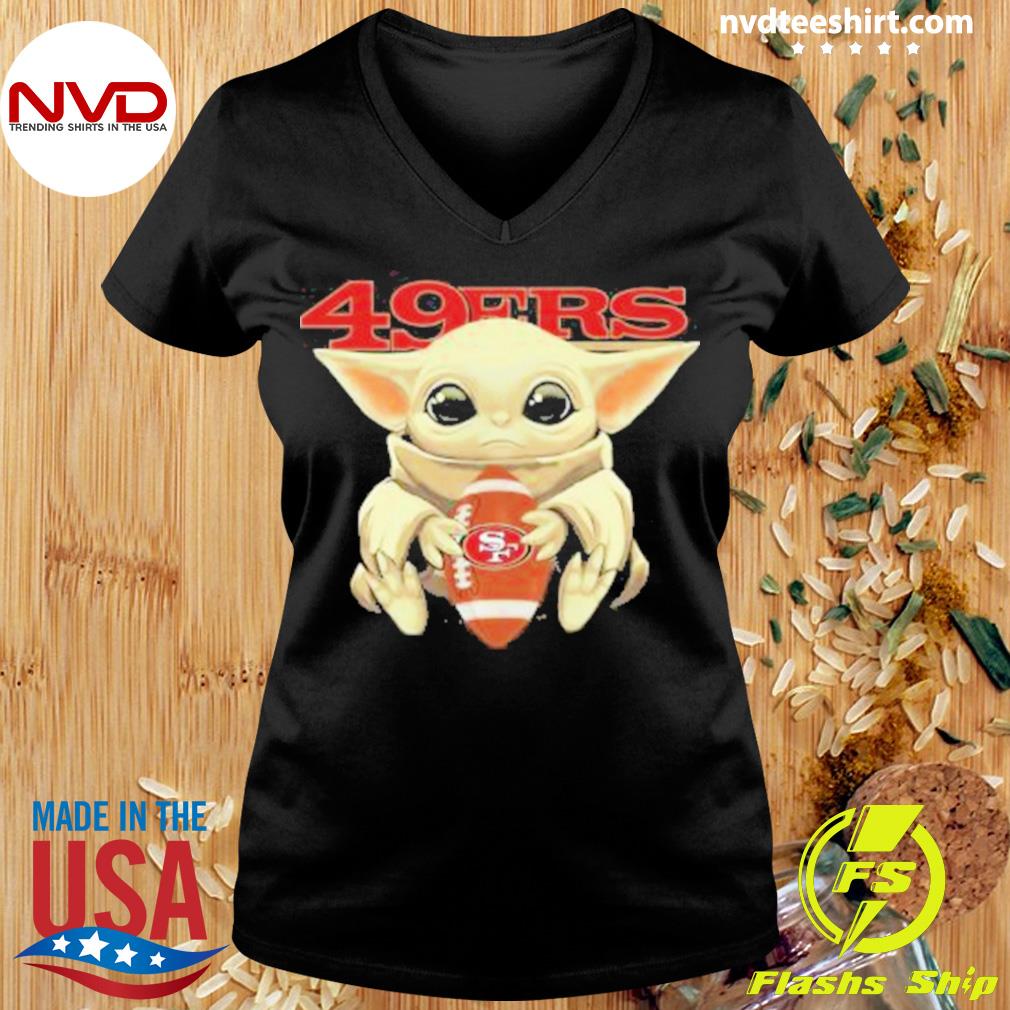 San Francisco 49ers T-Shirt Baby Yoda 49ers Gift - Personalized