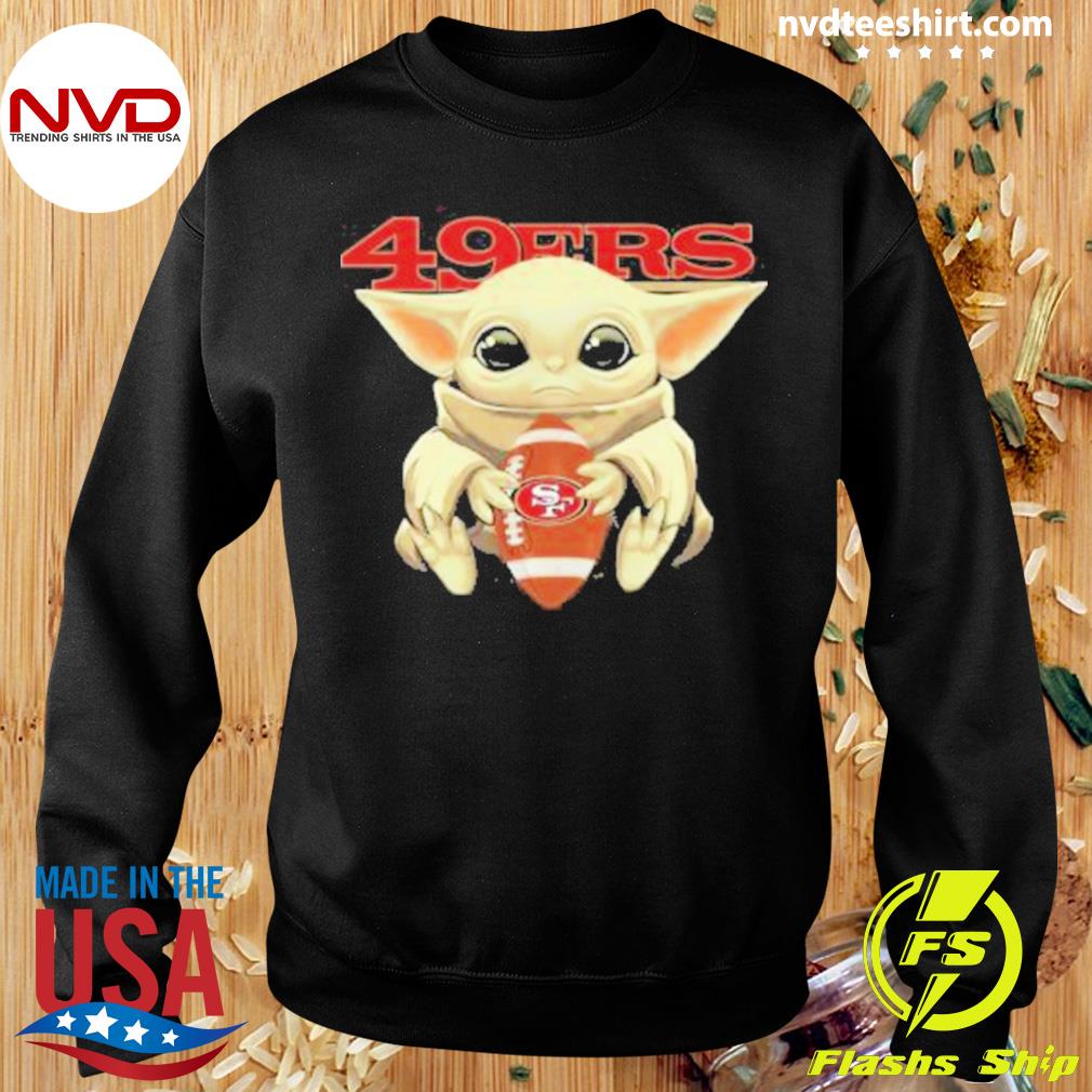 Official Baby Yoda hug San Francisco 49ers shirt, hoodie, sweater