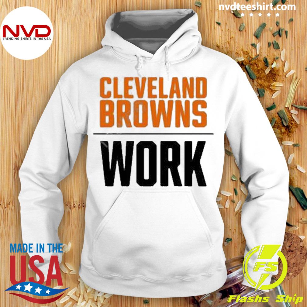 Cleveland Browns Work Shirt Hoodie